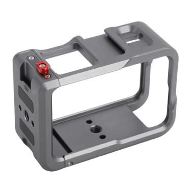 Imagem de Camera Cage para Action 5 Pro, Gaiola Protetora Magnética Com Porta Sapato Frio 1/4 Polegadas Porta Roscada, Quick Release Metal Frame Case Protetora para Câmera de Ação