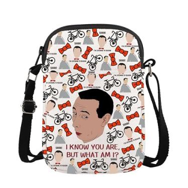 Imagem de XYNAFA Pe We Crossbody Bag Pe We Lovers Gift Funny Human Gift Shhh I M Listening To Reason Pe We Bolsa de lona, I Know You Are C Bag, Tendência