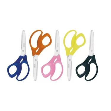 Imagem de Tesoura Escolar Inox para Canhoto - Monstercort 5 - Cores Sortidas - T