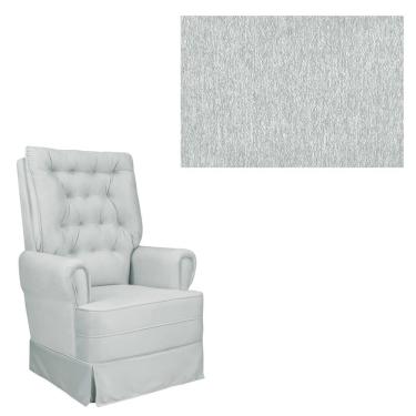 Imagem de Poltrona Amamentação Com Balanço Eloa Para Sala E Quarto - Decor Loppes Tm 701