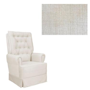 Imagem de Poltrona Amamentação Com Balanço Eloa Para Sala E Quarto - Decor Loppes Tm 703