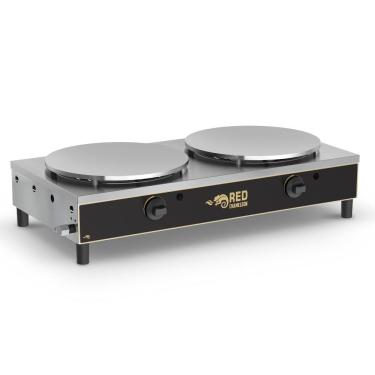 Imagem de Panquequeira Red Chameleon Dupla A Gás Com Teflon Pdg37-gt