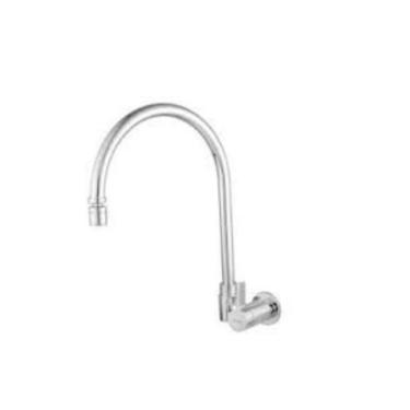 Imagem de Torneira Para Cozinha Parede Cano Gourmet 1/4 Volta 4168 C65 Com Arejador Rainha Metais