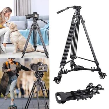 Imagem de Dolly para Tripé Suporte com Rodinhas Universal TudoPraFoto