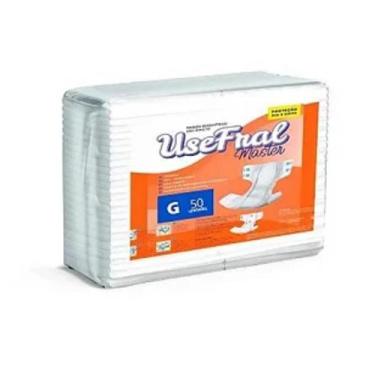 Imagem de Fralda Geriátrica Adulto Descartável Unissex Usefral Master Hiper Tama