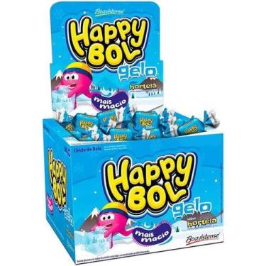 Imagem de Chiclete Happy Bol Gelo 140g Florestal