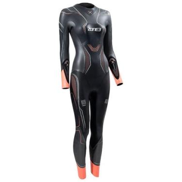 Imagem de ZONE3 Roupa de mergulho feminina Vanquish X para natação em águas abertas para mergulho, surf, caiaque, esportes aquáticos (médio)