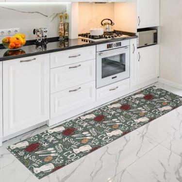 Imagem de 1 Tapete Passadeira Cozinha Absorvente 48 x 160 Oa Ptk Vr - Idealiza, 