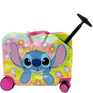 Imagem de Fast Forward Mala infantil Lilo And Stitch de 45,7 cm para viagem rígida - mala de viagem leve para crianças, Multicor, Lilo e Stitch