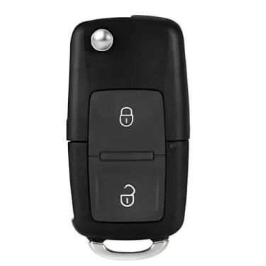 Imagem de Carcaça Chave Canivete Oca Volkswagen G5 Golf E Saveiro 2 Botões - Mar