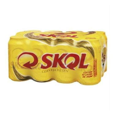 Imagem de Caixa de Cerveja skol lata com 12