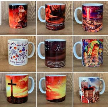 Imagem de Canecas de porcelana temas personalizados - Livraria Asas de águia 