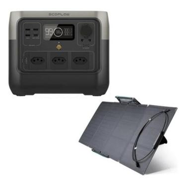 Imagem de Kit Ecoflow River 2 Pro 127v Com 1 Painel Solar 60w Portátil