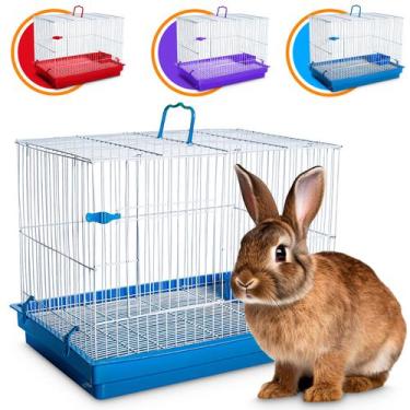 Imagem de Gaiola Coelho Chinchila Porquinho Da India Premium - Jelplast, Azul