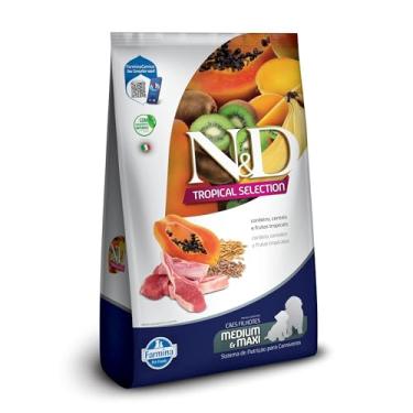 Imagem de N&D Tropical para Cães Filhotes de Raças Médias e Grandes Sabor Cordeiro, Cereais e Fru...