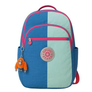 Imagem de Mochila Kipling Seoul XL  C/ Porta Notebook Azul Chromapop 