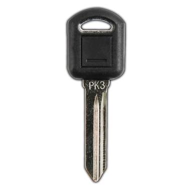 Imagem de KeylessOption Transponder chave de chip de carro de ignição sem cortes de substituição para GM Chevy Pontiac PK3, B97-PT, B97PT