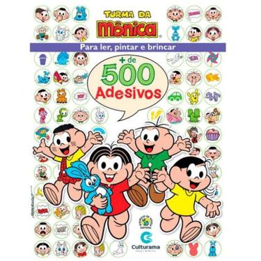 Imagem de Livro Turma da Mônica Ler e Colorir 500 Adesivos 44 129146