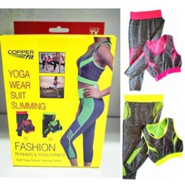 Imagem de conjunto fitness feminino legging+ top academia - ACHOU PRESENTES, Ver