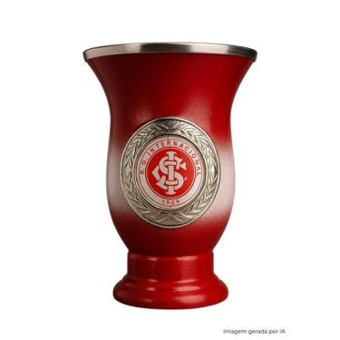 Imagem de Cuia De Porongo Chimarrão Internacional Brasão Relevo - Trimate