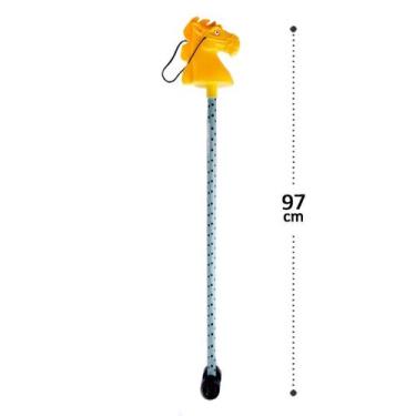 Imagem de Cavalinho de PAU Infantil 97cm Pegasus Color - Tudo em Caixa