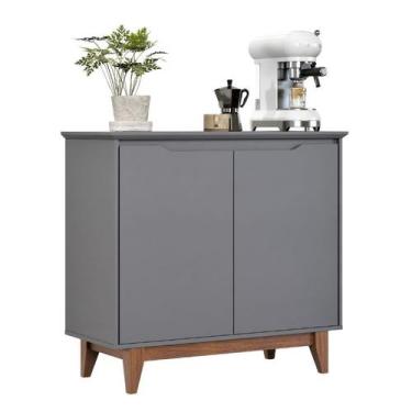 Imagem de Buffet Aparador Sala Jantar Lavanderia Compacto Organizador 2 Portas P