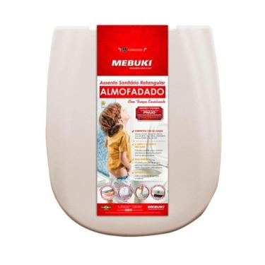 Imagem de Assento Sanitário Almofadado Retangular Vogue Plus Para Vaso Deca 1.6g