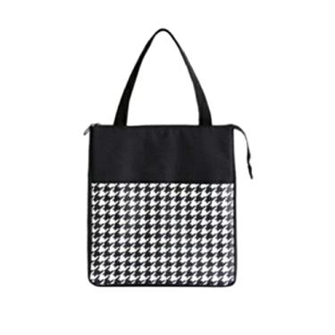 Imagem de MAVIS LAVEN Lancheira Isolada, Almoço Térmico Bolsa de Resfriador para Comida de bebê de Grande Capacidade Com 2 Bolsos Com Compartimentos de Malha à Prova de água (preto)