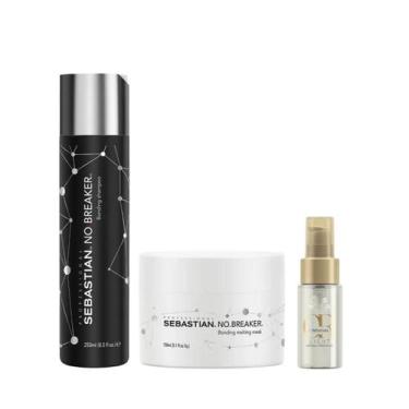 Imagem de Sebastian No breaker Sh 250ml + Masc 150ml + Óleo Light 30ml - Sebasti