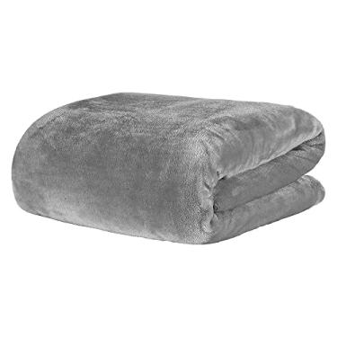 Imagem de Cobertor Blanket 300 - Toque de Seda - Cinza 3527 - Queen