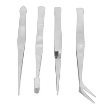 Imagem de AYNEFY Máquinas de Costura e Acessórios Tweezers Ergonômico Tweezers de Alta Resistência Máquina de Costura Multiuso Ferramenta de Precisão para Reparar Artesanato 4 PCs
