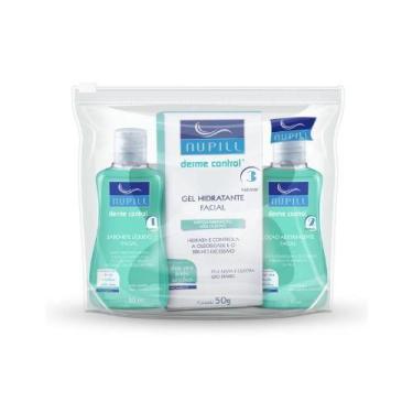 Imagem de Kit de viagem Nupill Derme Control com Necessaire