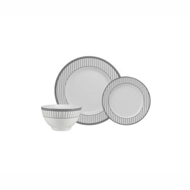 Imagem de Serviço de 18 Peças com Bowl em Porcelana, Decoração Aline, Porcelana Schmidt