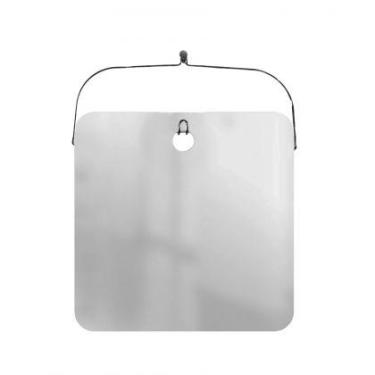 Imagem de Espelho Decorativo Estirante Quadrado Preto 50X50 Cm - e2g Design