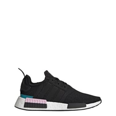Imagem de adidas Tênis masculino casual NMD R1 com cadarço - preto - tamanho 36