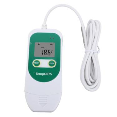 Imagem de USB Temperatura Umidade Data Logger Recorder Digital Temperatura Data Logger com sonda externa para refrigerador de corrente fria Gerenciamento de dados versátil Armazenamento de