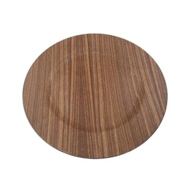 Imagem de Sousplat com Acabamento em Madeira D33Cm L Hermitage - Full Fit