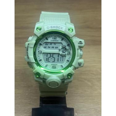 Imagem de Relógio Feminino Digital C Shock Resistente á água, Verde