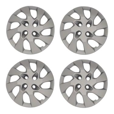 Imagem de Kit 4 Calota Aro 14 Compatível c/Roda Cobalt Onix Prisma 2013 2016 - Grafite fosco