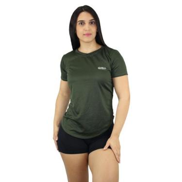 Imagem de Camisetas Blusas Feminina Academia Dry Fit - Princess Clothing, Verde 