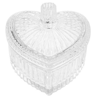 Imagem de Pote Decorativo de Vidro - Potiche - 9cm N249039-0 - Quanhe