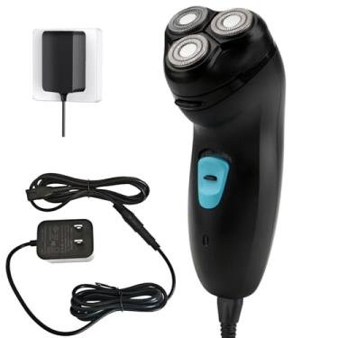 Imagem de VSTSERIES Barbeador elétrico com fio para homens. Barbeador de cabeça profissional para homens carecas. Lâmina flutuante 3D para máquina de barbear. Aparador de barba forte e arrojado. Motor potente