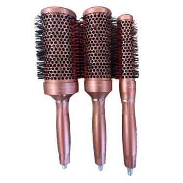 Imagem de Kit 3 Escovas Rosê Nano technology Cerâmic + Yon - Poderosa Sempre