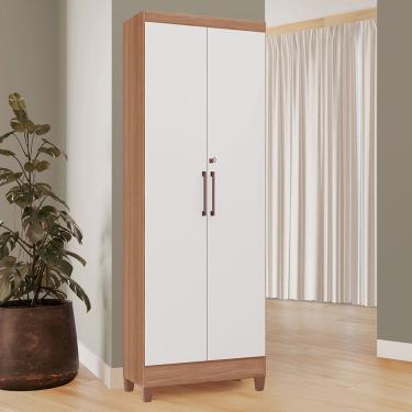 Imagem de Armário Multiuso Lite 100% MDF Tuboarte 2 portas com Chave e kit de pés