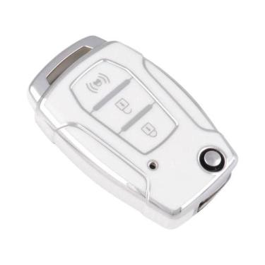 Imagem de Capa Protetora De Chave Dobrável Em TPU Para Carros SsangYong Kyron 2,