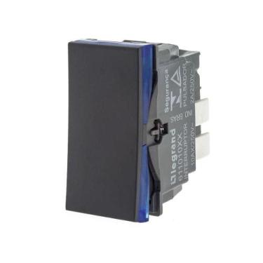 Imagem de Interruptor Simples 10a250v B.automatic 1m Preta 611010pt - LEGRAND