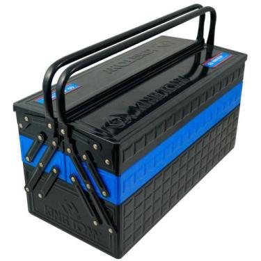 Imagem de Caixa para Ferramentas Metálica Sanfonada com 5 Gavetas Kingtony