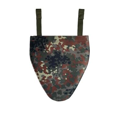 Imagem de septacgears Novo Airsoft Paintball Molle protetor destacável painel virilha almofada com inserção placa falsa EVA macia 800D nylon (Flecktarn)