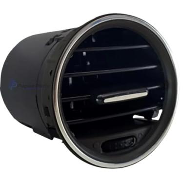 Imagem de Difusor De Ar Lateral Grand Siena 2012 2013 2014 2015 2016 2017 Novo Palio 2016 2017 (Preto Aro Cromado)