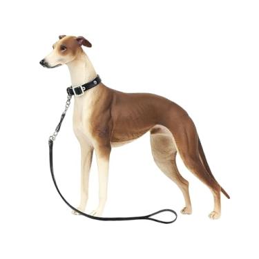 Imagem de MotiveTech 1/6 Figura de cachorro Estatueta animal Ornamento de mesa Figura de ação Acessórios Modelo de cena em miniatura, Marrom